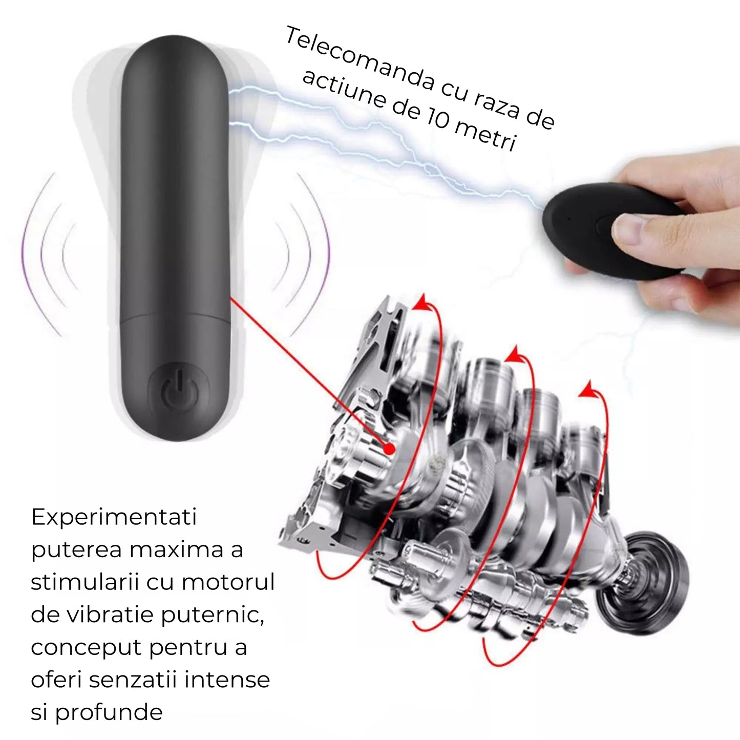Lenjerie cu vibratii 2 in 1 LovePlay™ OurSecret, cu vibrator incorporat, 10 tipuri diferite de vibratie, control de la distanta prin telecomanda, din dantela, negru, talie 72-82cm, solduri 86-90cm