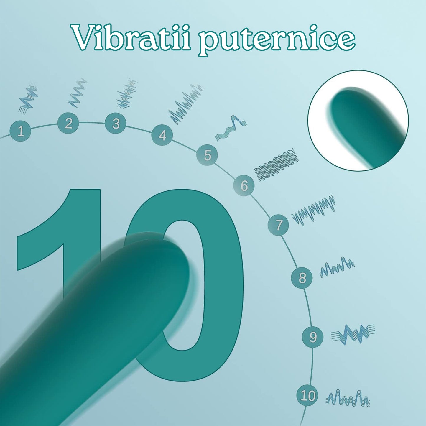 Vibrator G-Luxe din silicon moale, 10 moduri de vibratie, pentru stimulare clitoridiana, vaginala si anala, motor puternic, rezistent la apa, incarcare USB, potrivit pentru femei si barbati, verde