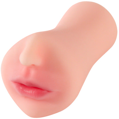 Masturbator cu un canal LovePlay™ MissHer, efect de stimulare orala, ultra-realist, cu striatii 3D, din silicon premium non-toxic, design coapse anatomic, usor de curatat, din silicon elastic si rezistent la apa, 14,5 x 7,5 x 6 cm, 300 g - LovePlay