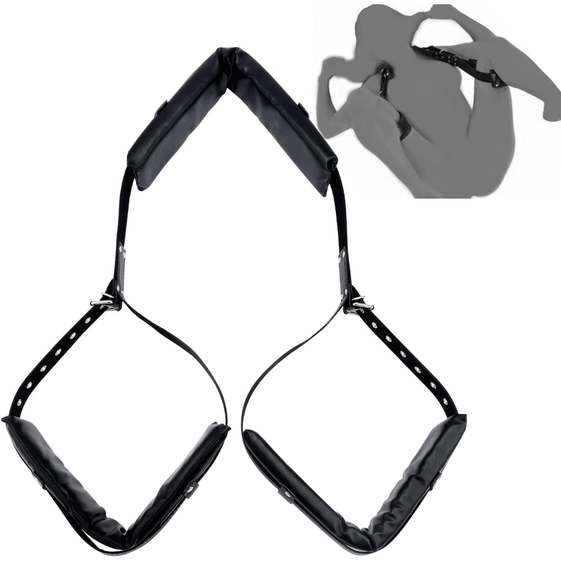 Sistem de fixare si sustinere a gatului si a picioarelor LovePlay™ BDSM, pentru jocuri erotice - LovePlay