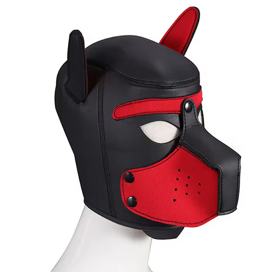 Masca BDSM din neopren MyPuppy LovePlay™, pentru jocuri de rol in cuplu, in forma de caine - LovePlay