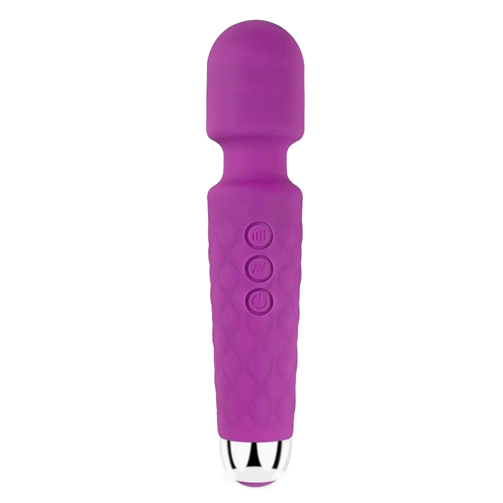 Vibrator LovePlay™ 20Pleasures, cu 20 de viteze, 10 feluri de vibratie diferite, functie de masaj, rezistent la apa, silentios, incarcare USB, usor de folosit si curatat, din silicon, mov, 25 cm, 161 g - LovePlay