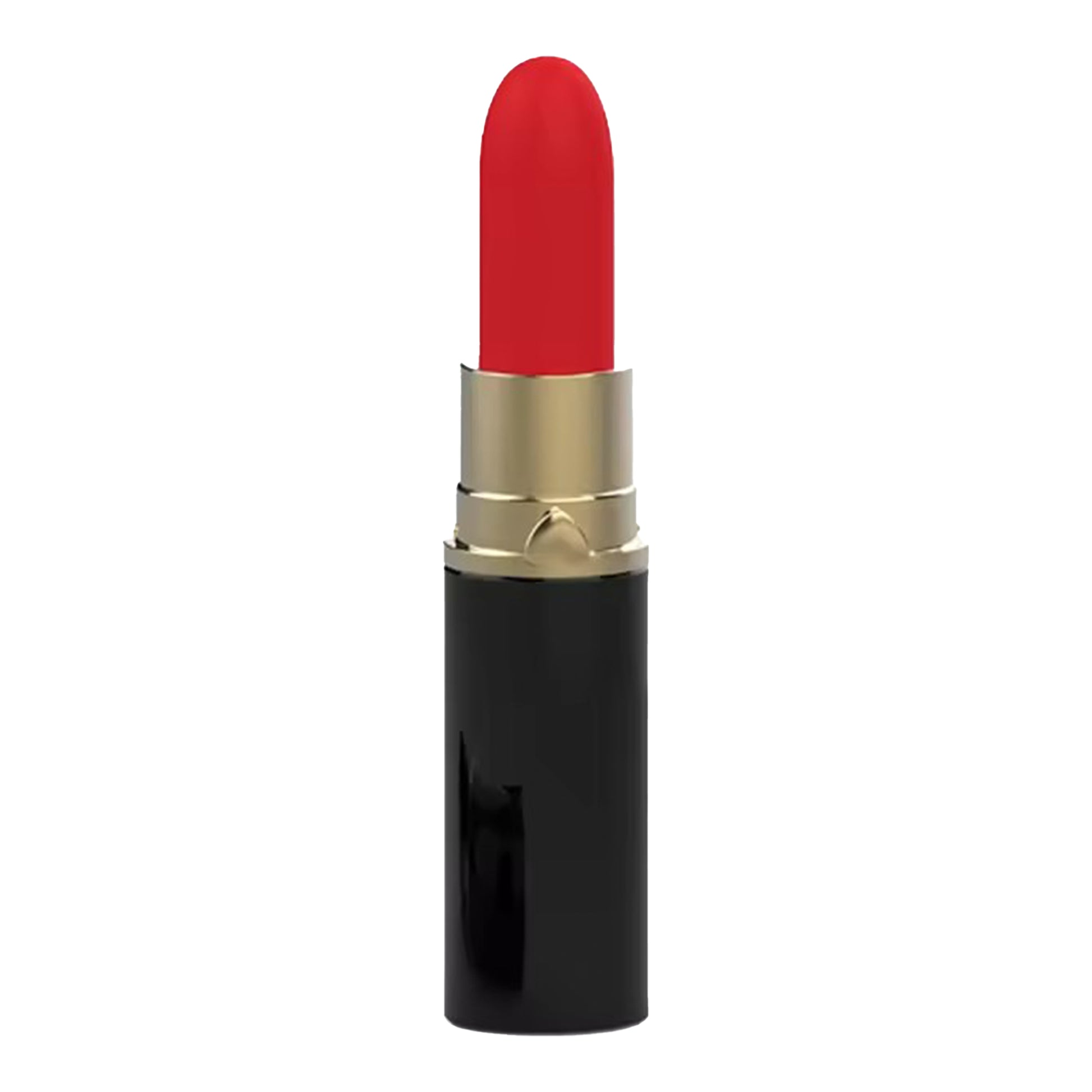 Vibrator Red Lipstick LovePlay™, design discret si silentios, cu patru capete interschimbabile, rezistent la apa - LovePlay
