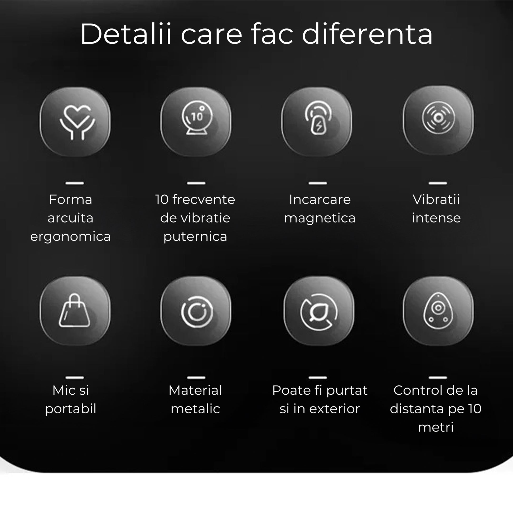 Dop anal cu vibratii LovePlay™ GameOn, cu 10 frecvente diferite, stimulare punct G, control de la distanta prin telecomanda, rezistent la apa, din otel inoxidabil, reincarcabil prin acumulator - LovePlay