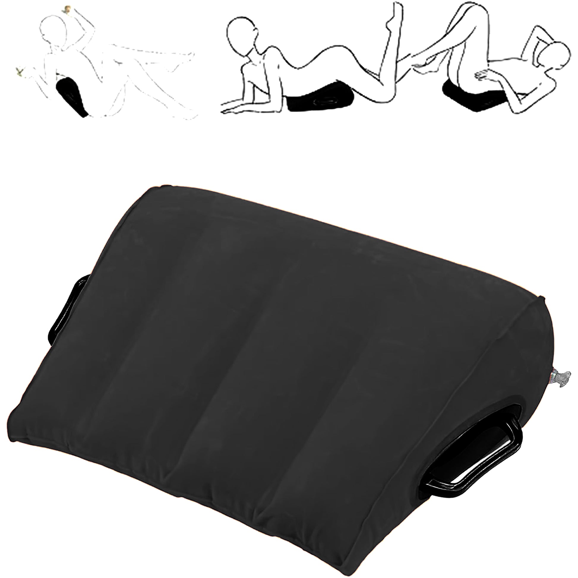 Perna LovePlay™ SexPillow pentru diferite pozitii sexuale, cu pompa inclusa, 36x45x18 cm - LovePlay