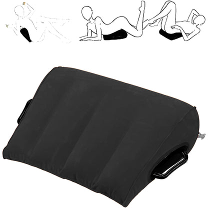 Perna LovePlay™ SexPillow pentru diferite pozitii sexuale, cu pompa inclusa, 36x45x18 cm - LovePlay