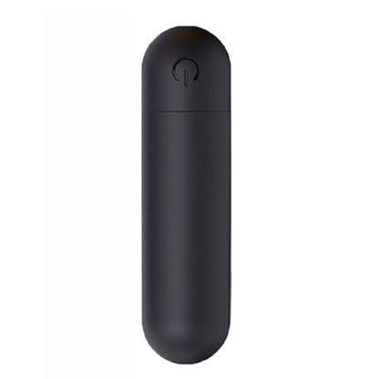 Vibrator LovePlay™ Mini, cu 10 moduri de vibratie, silentios, rezistent la apa, incarcare USB, usor de transportat si curatat, design discret, negru, din silicon, 7.5 cm - LovePlay