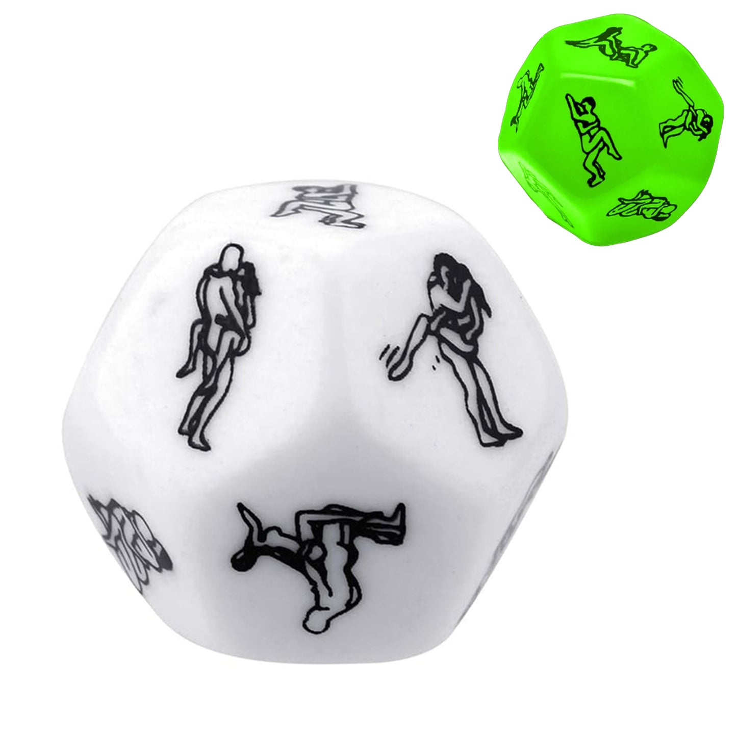 Zar LovePlay™ StartJoc cu 12 pozitii pentru cupluri, fluorescent, material rezistent - LovePlay