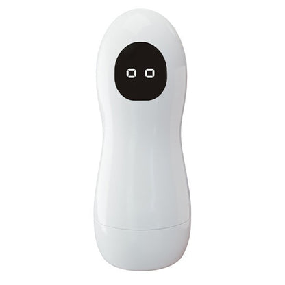 Maturbator LovePlay™ JoyStick cu vibratii puternice, rezistent la apa, design discret, sigur, moale, ultra-realist, din silicon, usor de curatat si transportat, alb, 20 x 10 x 10 cm - LovePlay