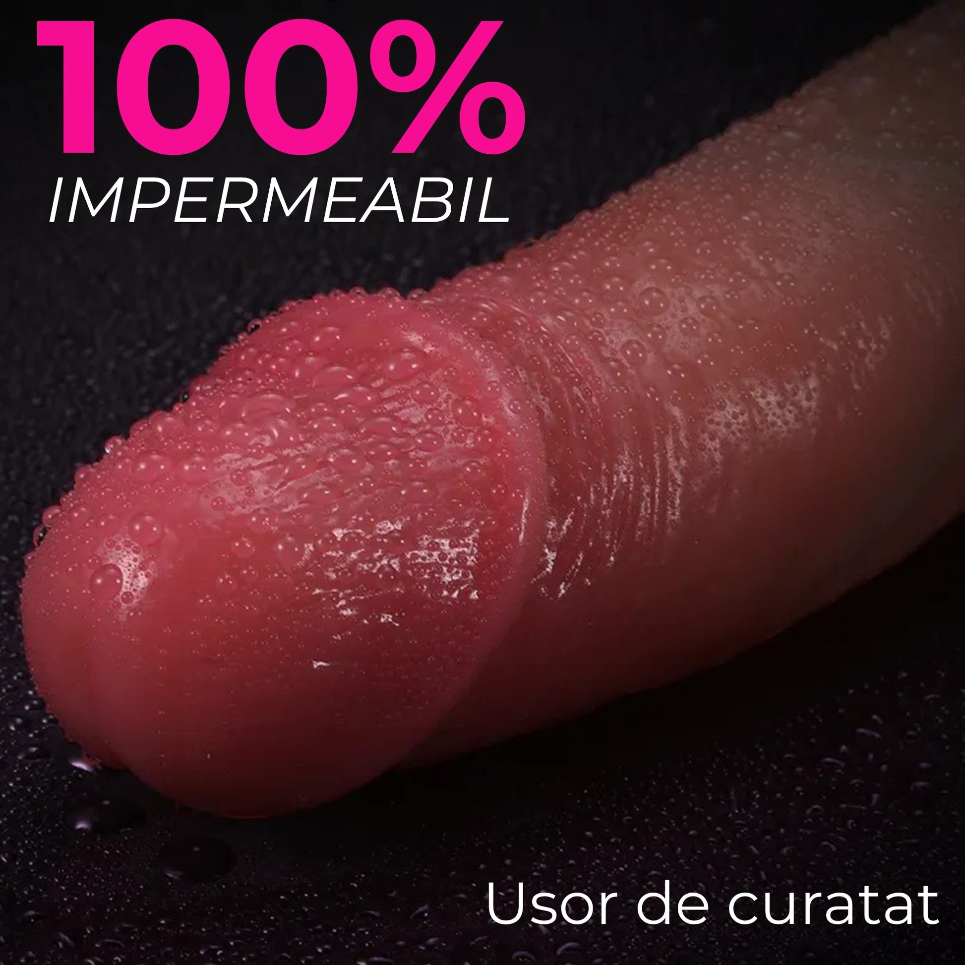Manson penis fara testicule LovePlay™ LongFriend, realist cu vene proeminente, lungime inserabila 18 cm, silicon non-toxic, rezistent la apa, diametru interior 4.5 cm, atasabil - LovePlay
