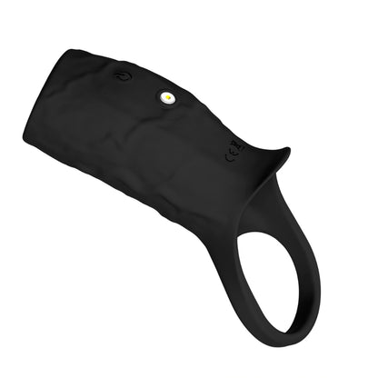 Manson LovePlay™ EnduroX, cu 10 moduri de vibratie, inel pentru erectie, stimulare G-spot, intarziere ejaculare, silicon premium, rezistent la apa, negru, 72g, 12.8 x 8 x 5.1 cm - LovePlay