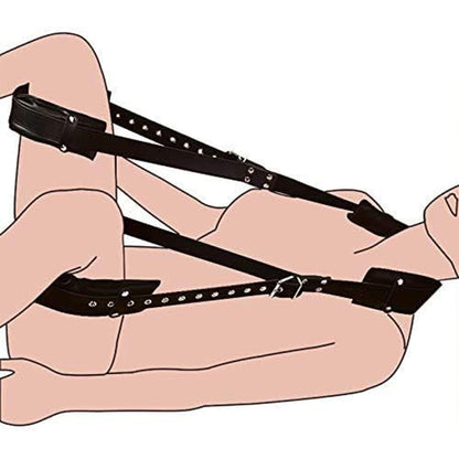 Sistem de fixare si sustinere a gatului si a picioarelor LovePlay™ BDSM, pentru jocuri erotice - LovePlay