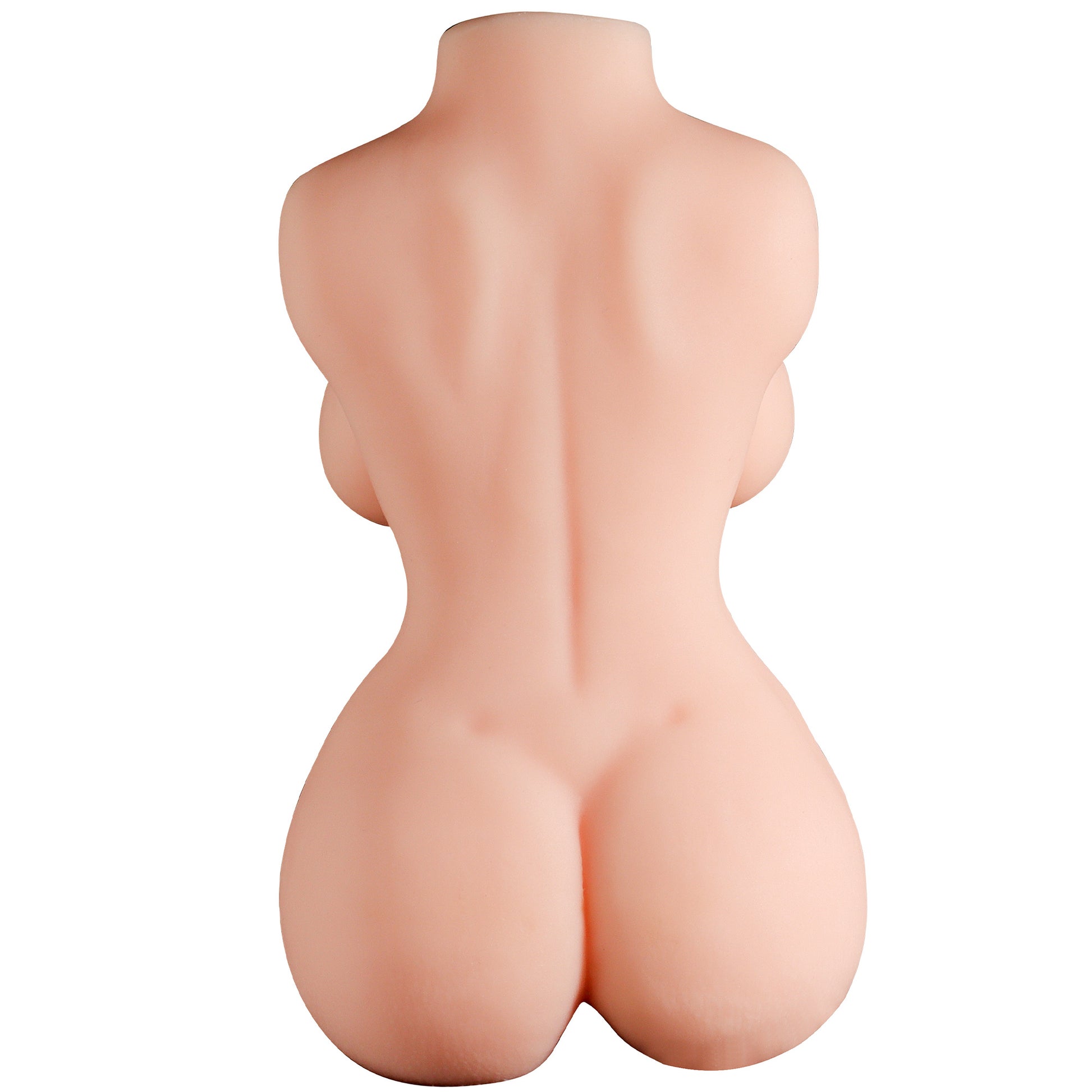 Masturbator doua canale LovePlay™ SexDoll, ultra-realist, cu striatii 3D, din silicon premium non-toxic, design coapse anatomic, usor de curatat, rezistent la apa, inaltime 29 cm, bust 41 cm, solduri 47 cm, 2.25 kg - LovePlay
