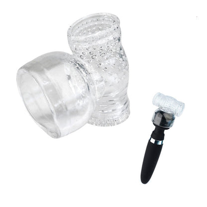 Accesoriu pentru masturbatoare si vibratoare LovePlay™ atasabil, din silicon, transparent, 9 x 9.5 cm - LovePlay