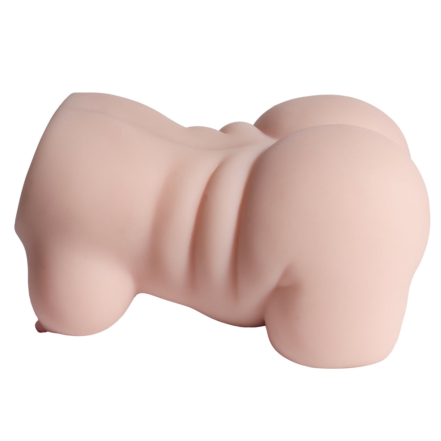 Masturbator doua canale LovePlay™ SexDoll plus size, ultra-realist, cu striatii 3D, din silicon premium non-toxic, design coapse anatomic, usor de curatat, din silicon elastic si rezistent la apa, 12 x 16 x 8 cm, 850 g
