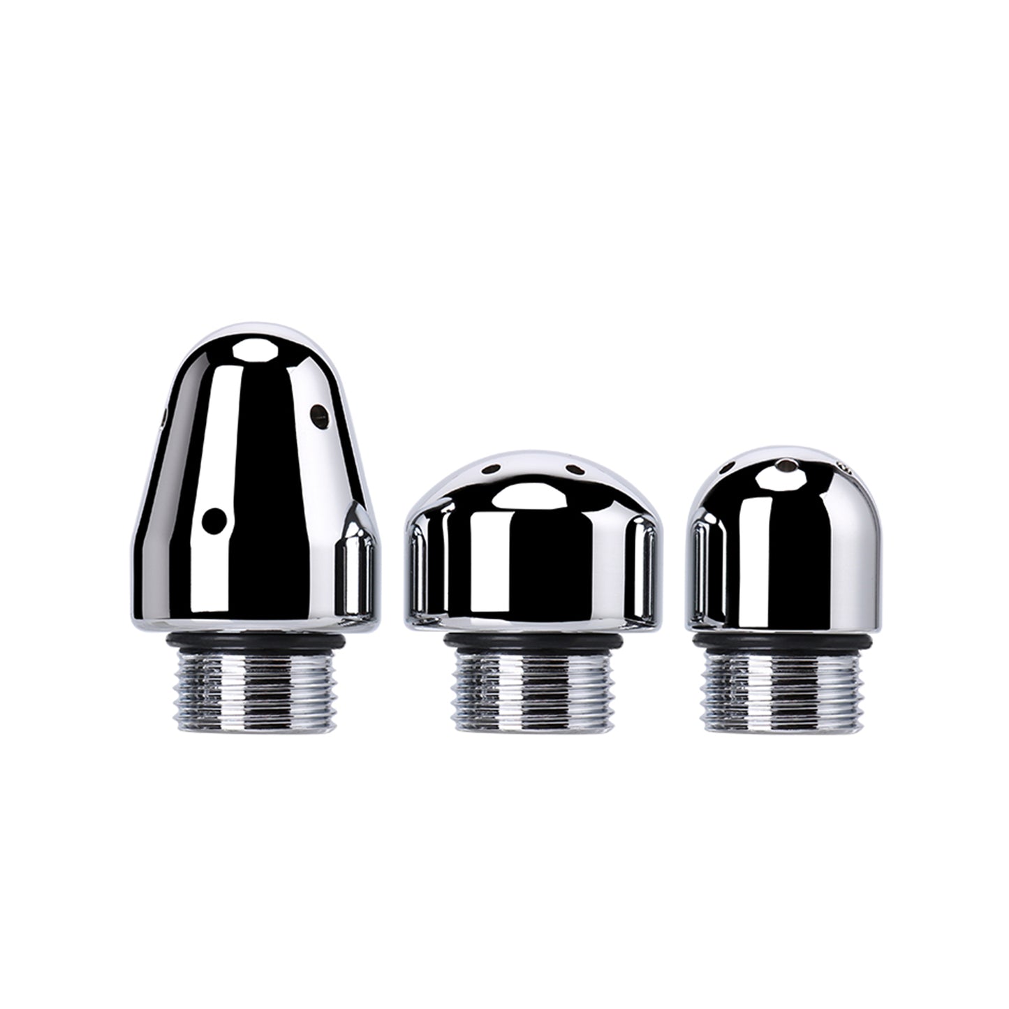 Dus Anal si Vaginal LovePlay™ Clean, din aluminiu, cu jet poros, pentru femei si barbati, cu doua capete diferite - LovePlay