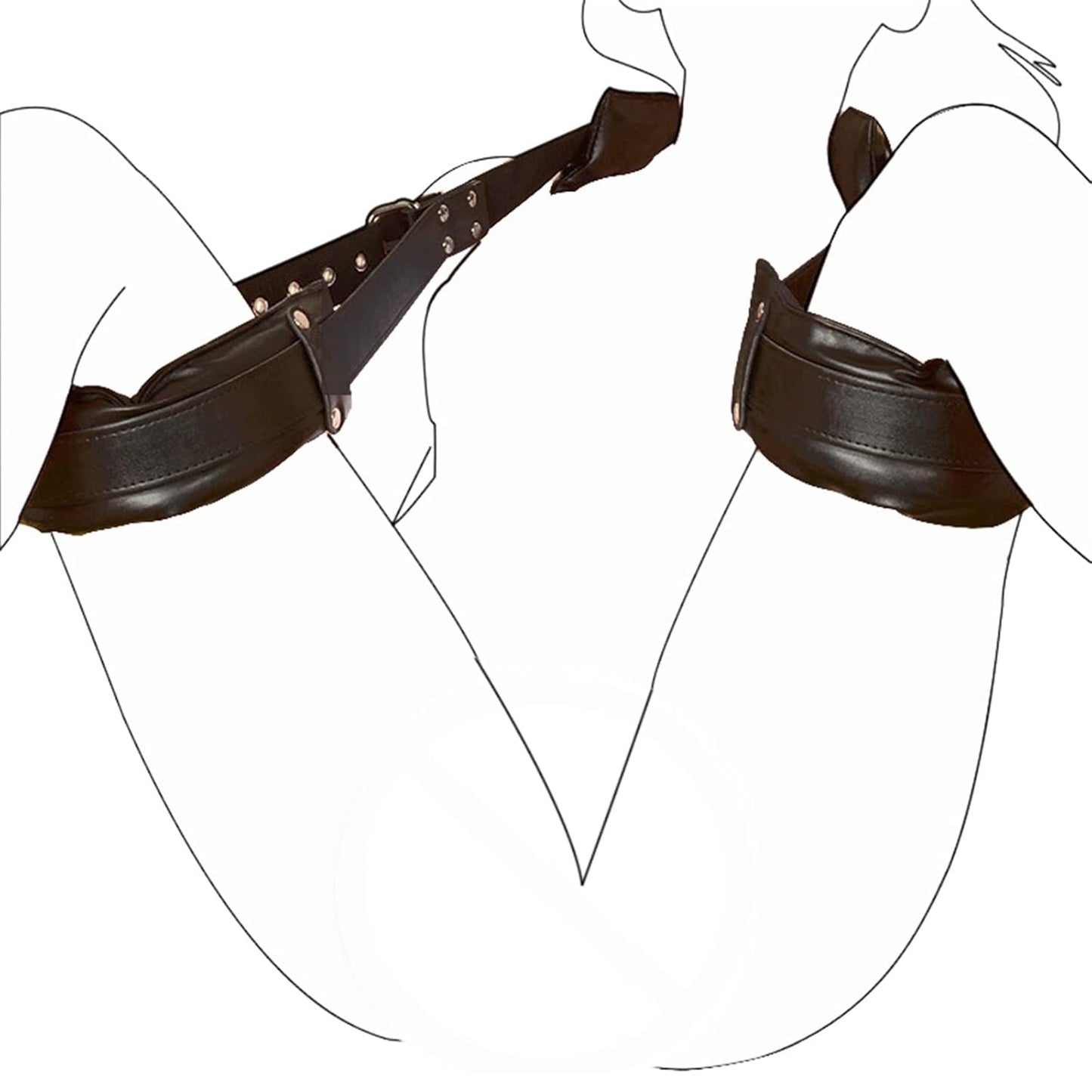 Sistem de fixare si sustinere a gatului si a picioarelor LovePlay™ BDSM, pentru jocuri erotice - LovePlay