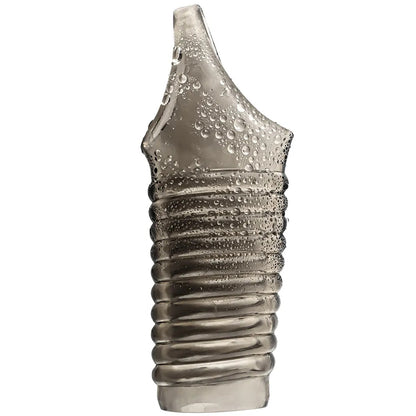 Manson de penis LovePlay™ din silicon premium, cu efect de intarziere a ejacularii, design striat pentru stimulare intensa, fixare sigura cu inel de prindere, negru, 11.5 x 3.5 cm - LovePlay