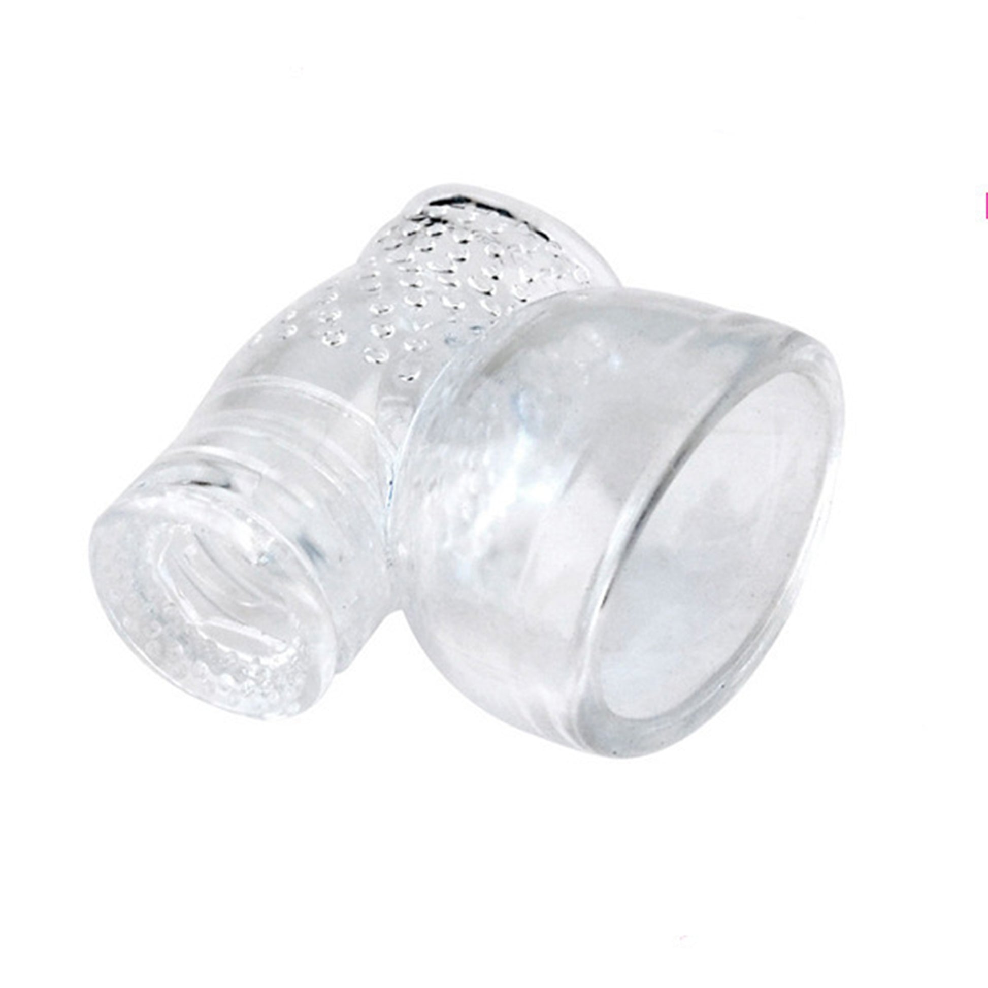Accesoriu pentru masturbatoare si vibratoare LovePlay™ atasabil, din silicon, transparent, 9 x 9.5 cm - LovePlay