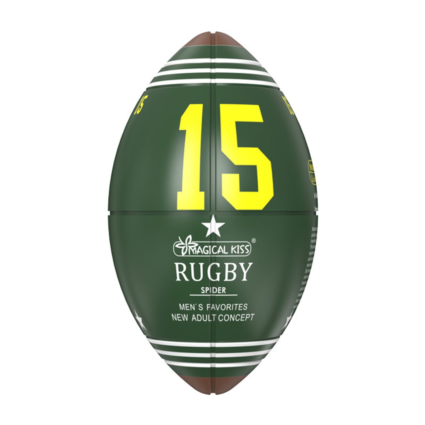 Set Masturbatoare LovePlay™ RugbyEgg, pachet 6 mini mingi rugby diferite, portabile 9 x 5 cm, din silicon, de unica folosinta - LovePlay