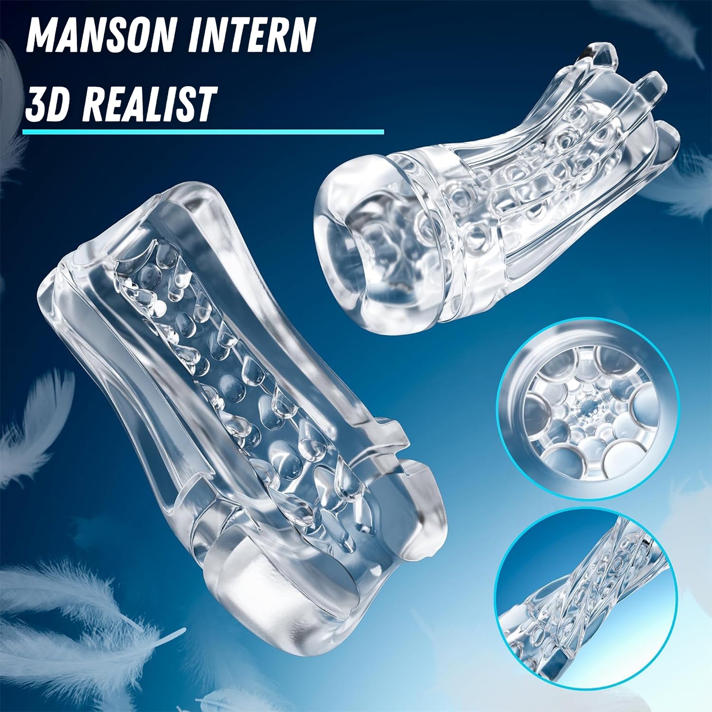 Masturbator automat LovePlay™ SuckMistress, cu 3 niveluri de suctiune, 7 moduri de vibratie, canal 3D realist, control prin aplicatie, maini libere, reincarcabil USB-C, pentru barbati - LovePlay