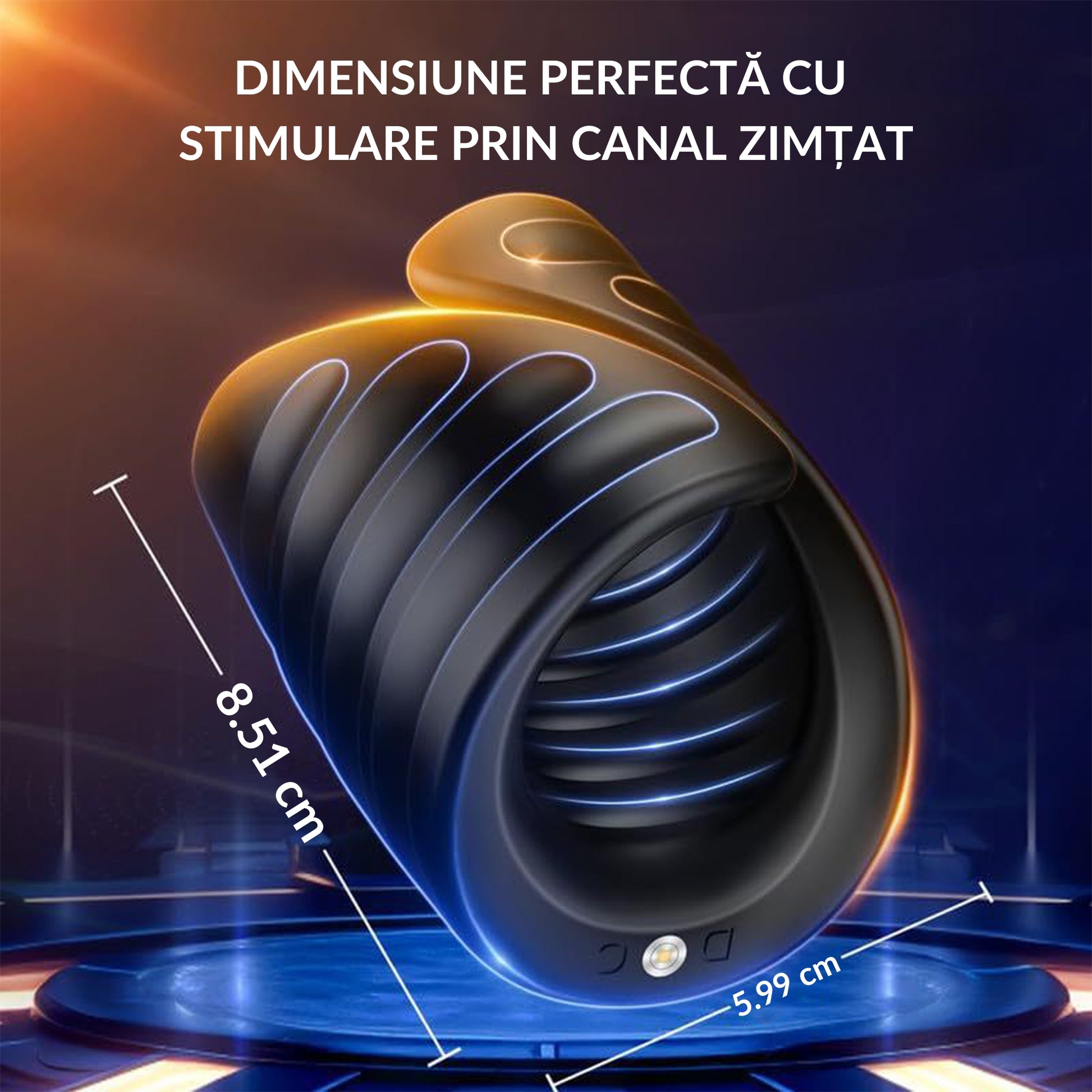 Masturbator LovePlay™ AttachHer automat si atasabil, cu 9 moduri de vibratie, cu control de la distanta prin aplicatie, negru, din slicon premium, rezistent la apa, portabil, usor de folosit, incarcare USB, silentios - LovePlay