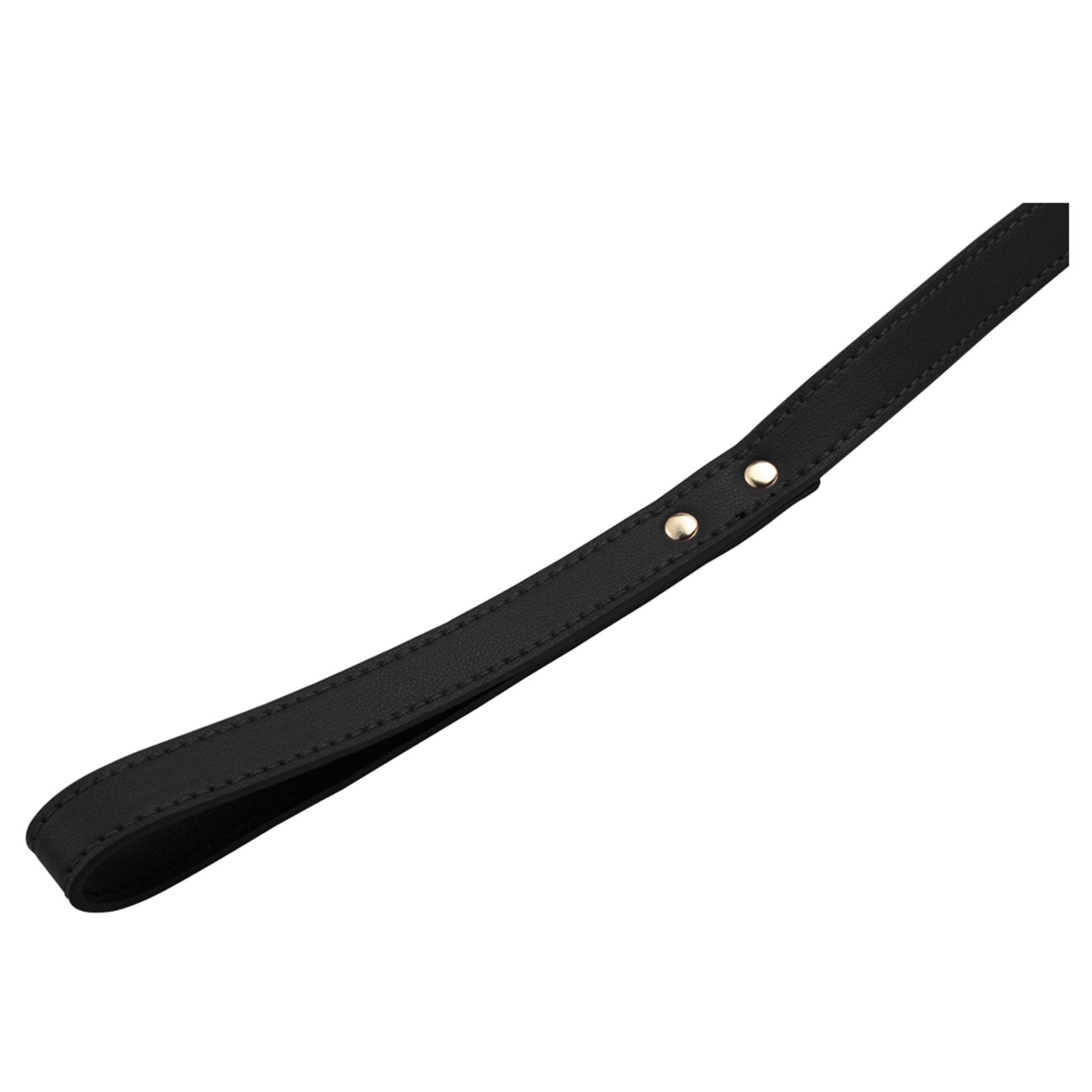 Set Complet de Accesorii BDSM, format din masca, lesa, zgarda din piele ecologica, catuse de maini si picioare, din piele ecologica, culoare negru - LovePlay