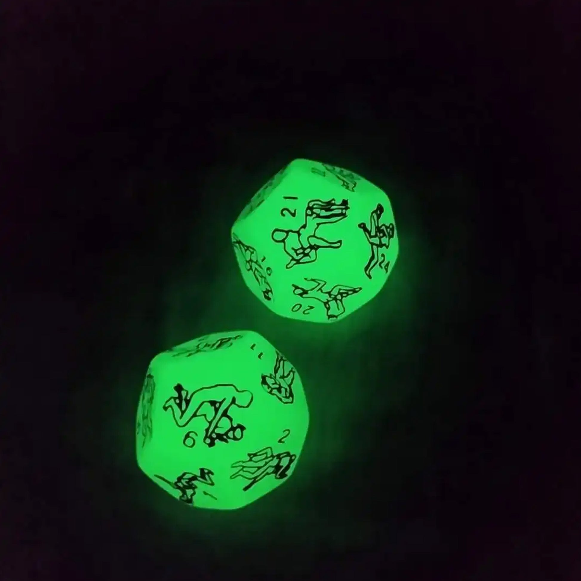 Zar LovePlay™ StartJoc cu 12 pozitii pentru cupluri, fluorescent, material rezistent - LovePlay