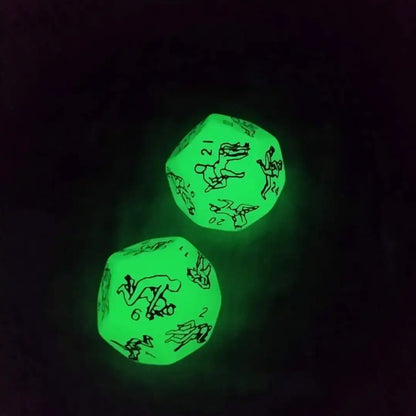 Zar LovePlay™ StartJoc cu 12 pozitii pentru cupluri, fluorescent, material rezistent - LovePlay