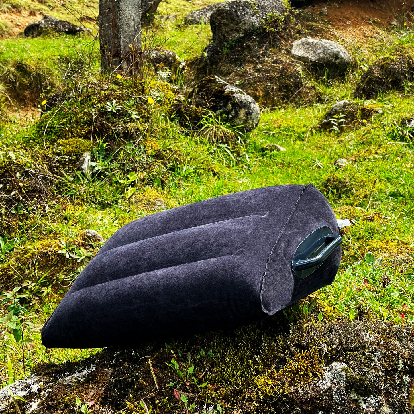 Perna LovePlay™ SexPillow pentru diferite pozitii sexuale, cu pompa inclusa, 36x45x18 cm - LovePlay