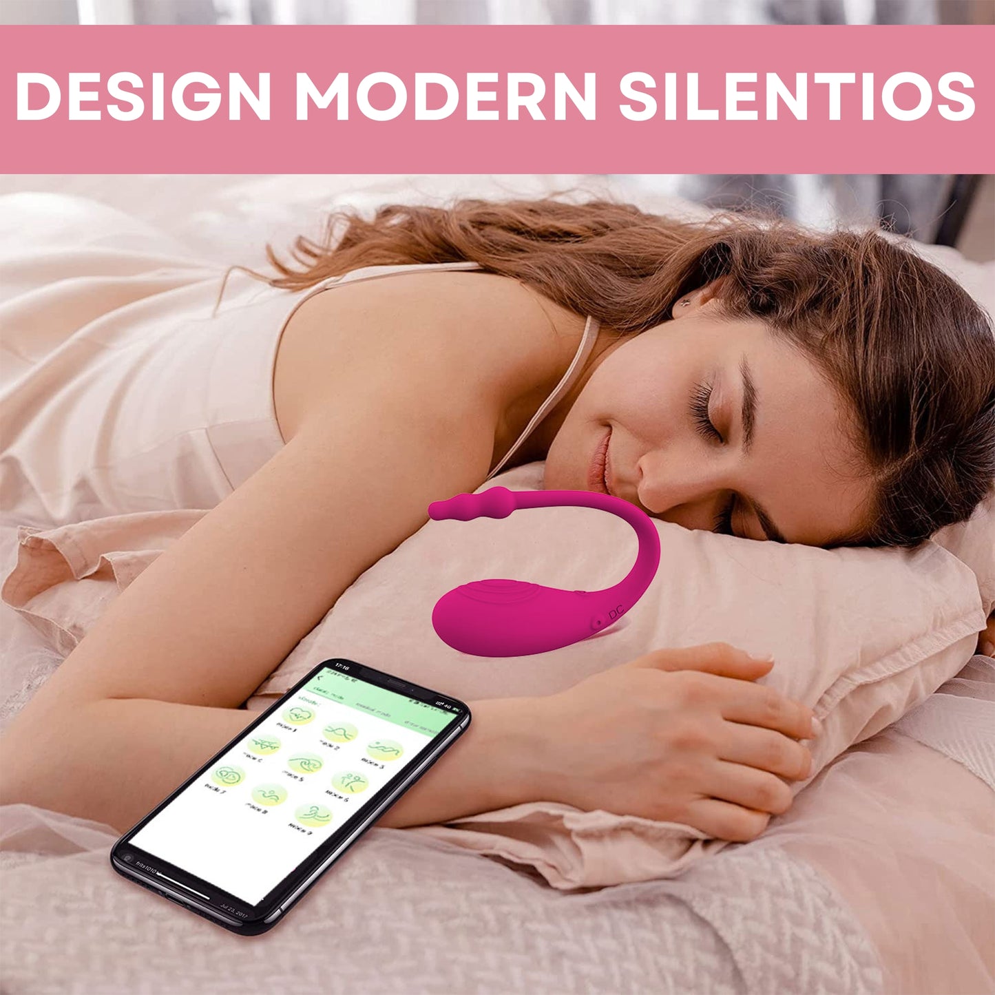 Vibrator LovePlay™ EggDelfin cu 9 tipuri de vibrare diferite, control de la distanta prin aplicatie, incarcare USB, rezistent la apa, stimulare vaginala si clitoridiana, design discret, ultra-silentios, din silicon, 3x9x1 cm - LovePlay